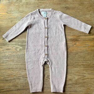Little Planet by Carter’s Organic Cotton Knit Romper • Size 6 Months